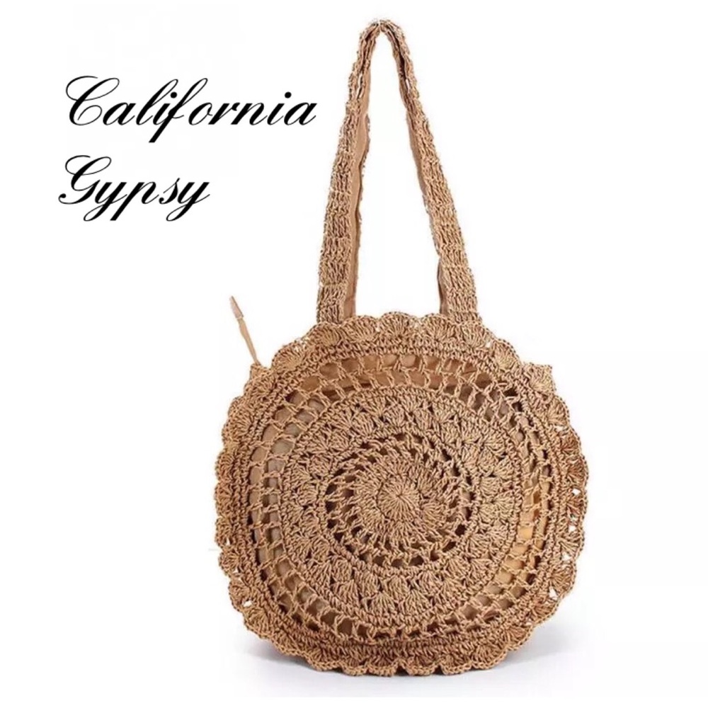 Raffia Boho Beach Bag - Picture 8 of 8